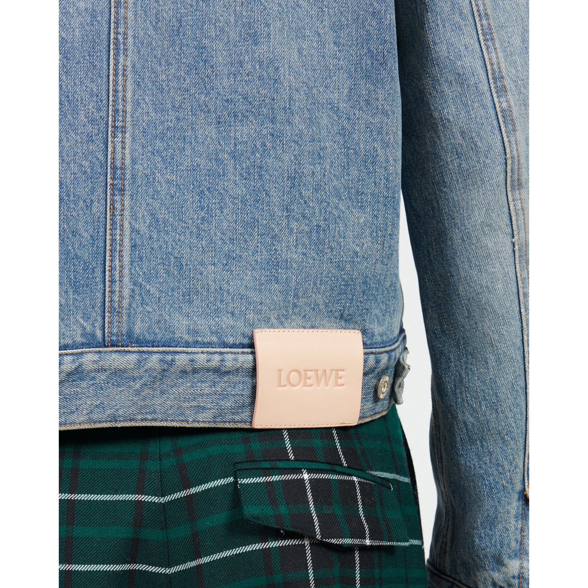 Men Jacket - Washed Denim