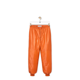 Men Puffer Joggings - Orange