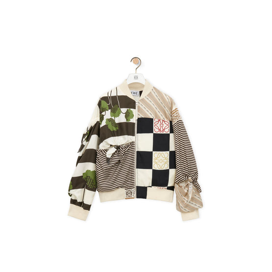 Men Bomber Jacket - Multicolor