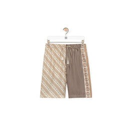 Men Shorts - Light Beige/Multicolor