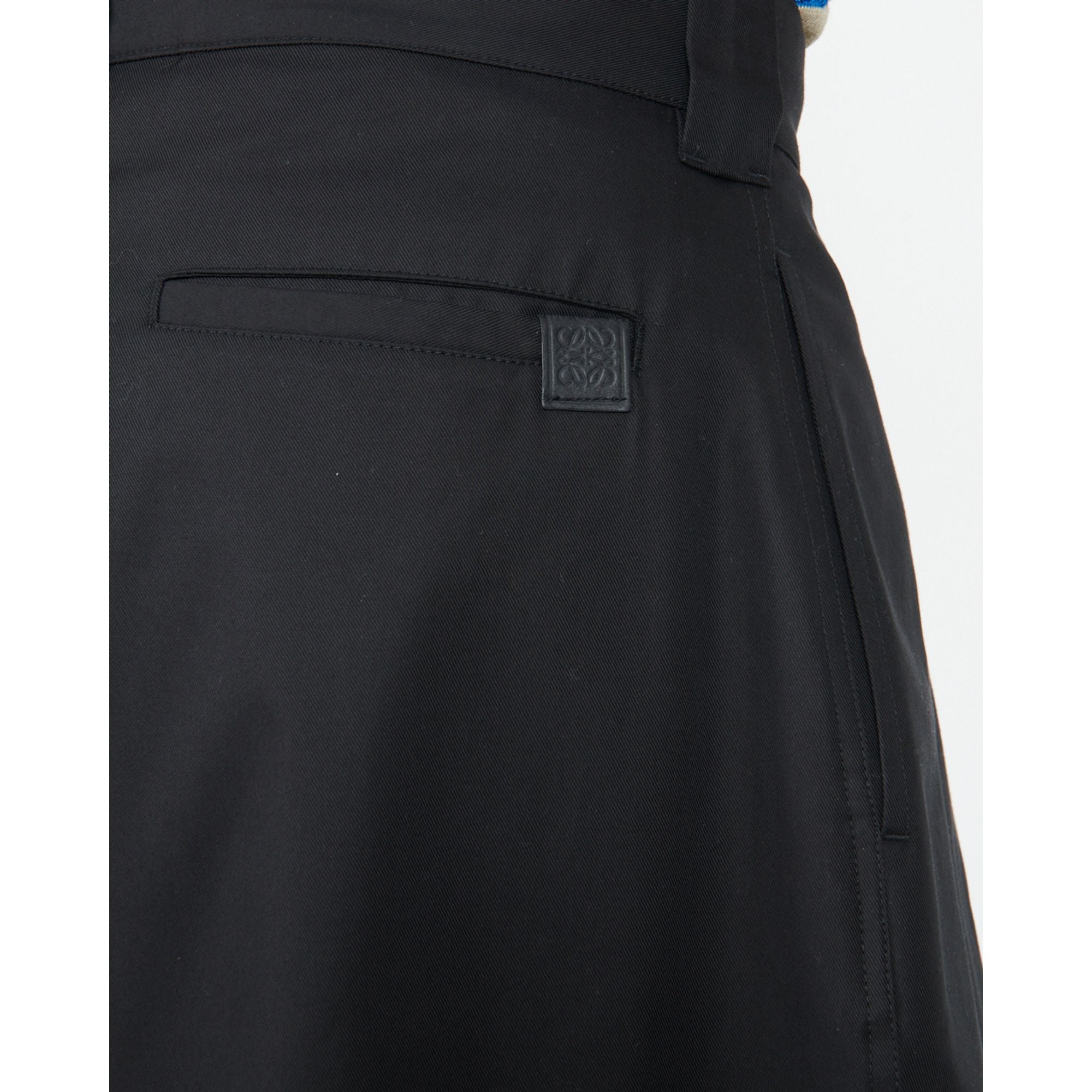 Men Pleated Shorts Af - Black