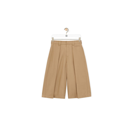 Men Pleated Shorts Af - Taos Taupe