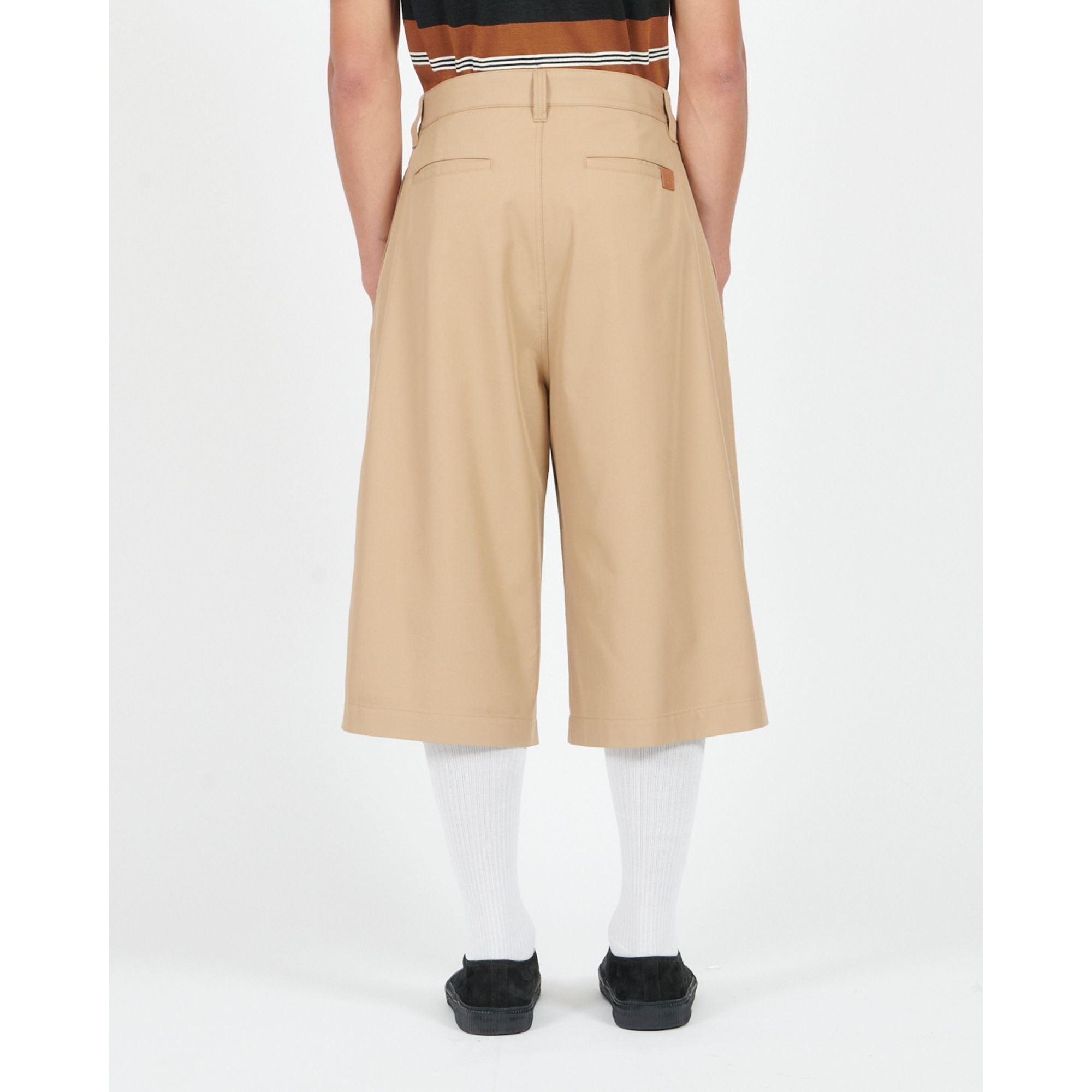 Men Pleated Shorts Af - Taos Taupe