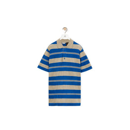 Men Polo Sweater - Blue/Multicolor