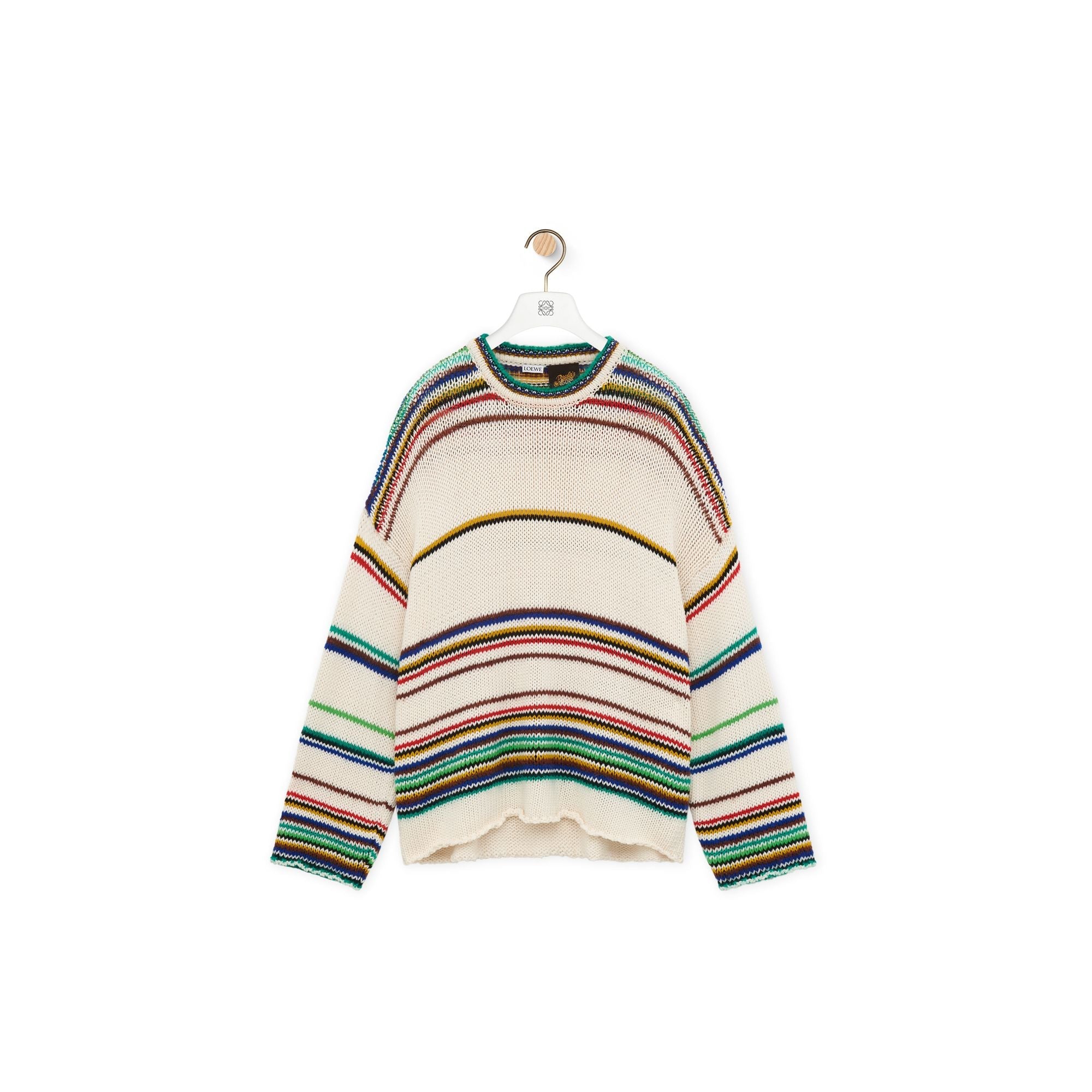 Men Sweater - Ecru/Multicolor