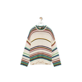 Men Sweater - Ecru/Multicolor