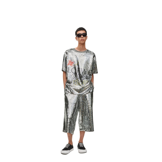 Men Loose Fit T-Shirt - Grey Melange