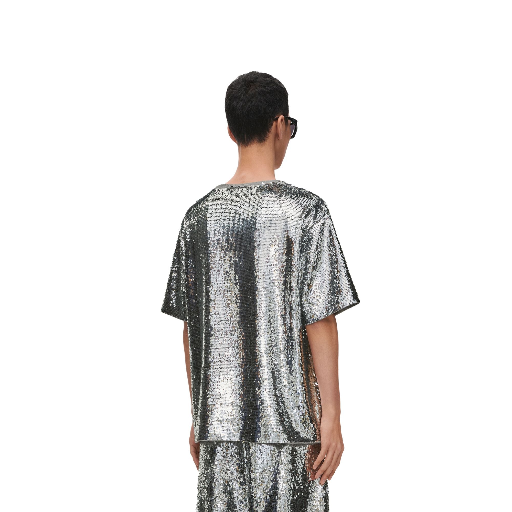 Men Loose Fit T-Shirt - Grey Melange