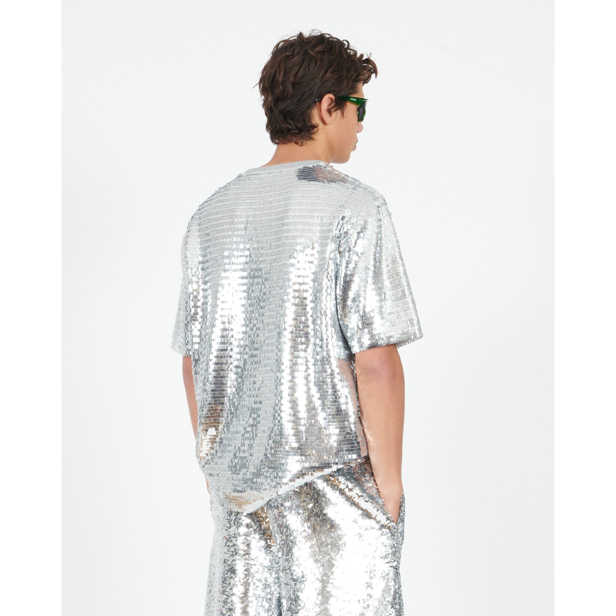 Men Loose Fit T-Shirt - Grey Melange