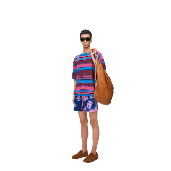 Men Swim Shorts - Pink/Multicolor