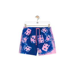 Men Swim Shorts - Pink/Multicolor
