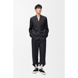 Men Double Breasted Jacket Af - Anthracite/Grey