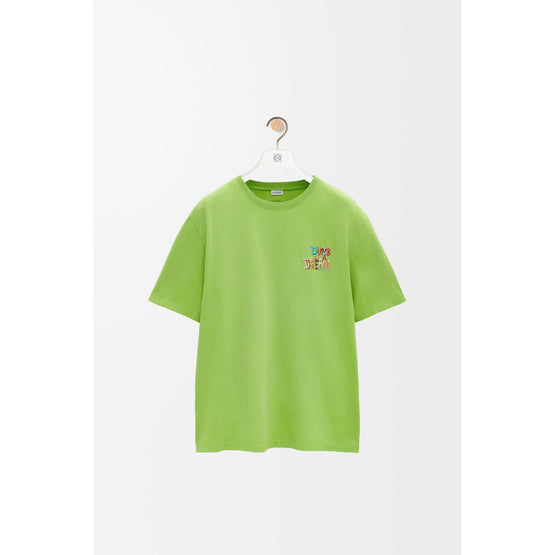 Men Loose Fit T-Shirt - Green/Multicolor