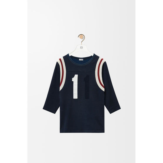 Men Slim Fit T-Shirt - Navy Blue/Burgundy