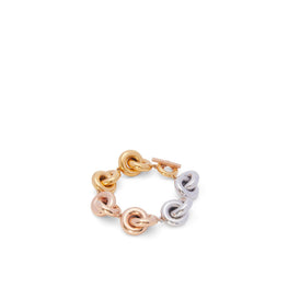 Women Donut Chain Bracelet - Silver/Gold/Rose Gold