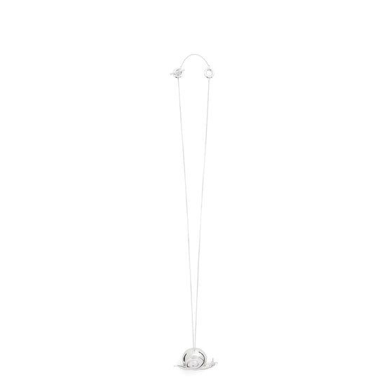 Women Snail Locket Necklace - Silver