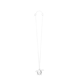 Women Turtle Locket Necklace - Silver