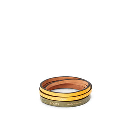 Women Double Bangle - Yellow/Avocado