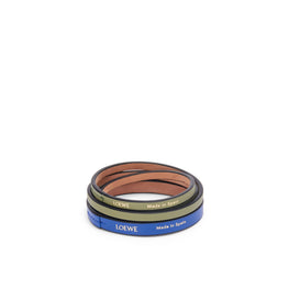 Women Double Bangle - Electric Blue/Rosemary