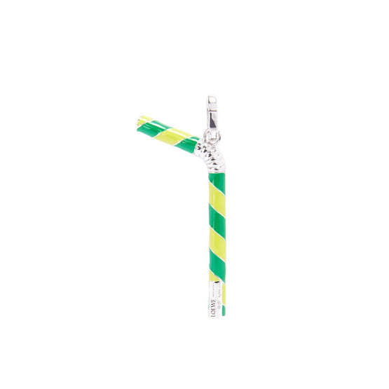 Women Straw Charm - Yellow/Green