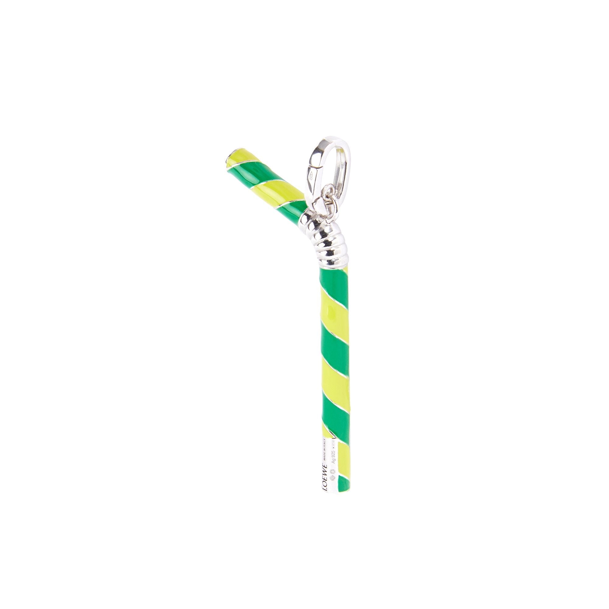 Women Straw Charm - Yellow/Green