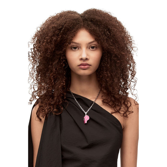 Women Whistle Charm - Fuchsia