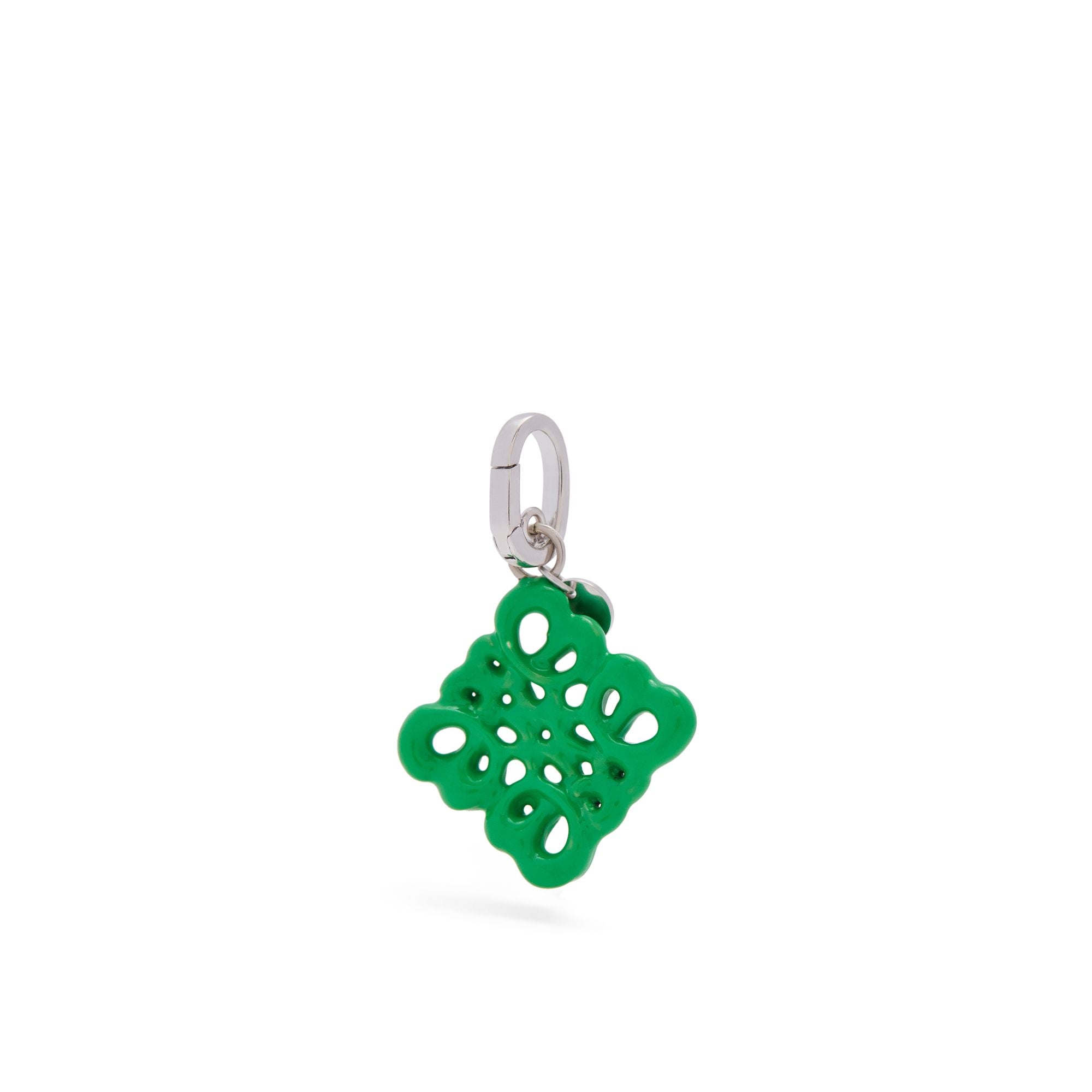 Women Inflated Anagram Charm - Grass