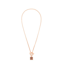 Women Anagram Pendant - Rose Gold
