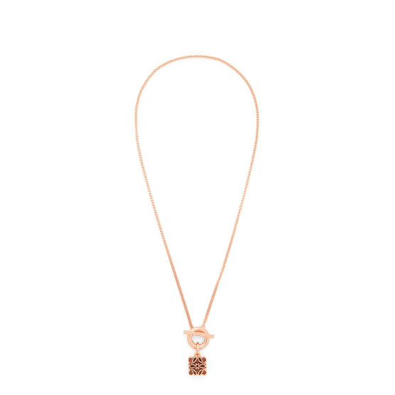 Women Anagram Pendant - Rose Gold