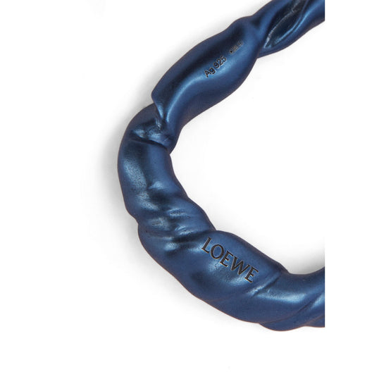Women Nappa Twist Chromatic Loops - Sky Blue