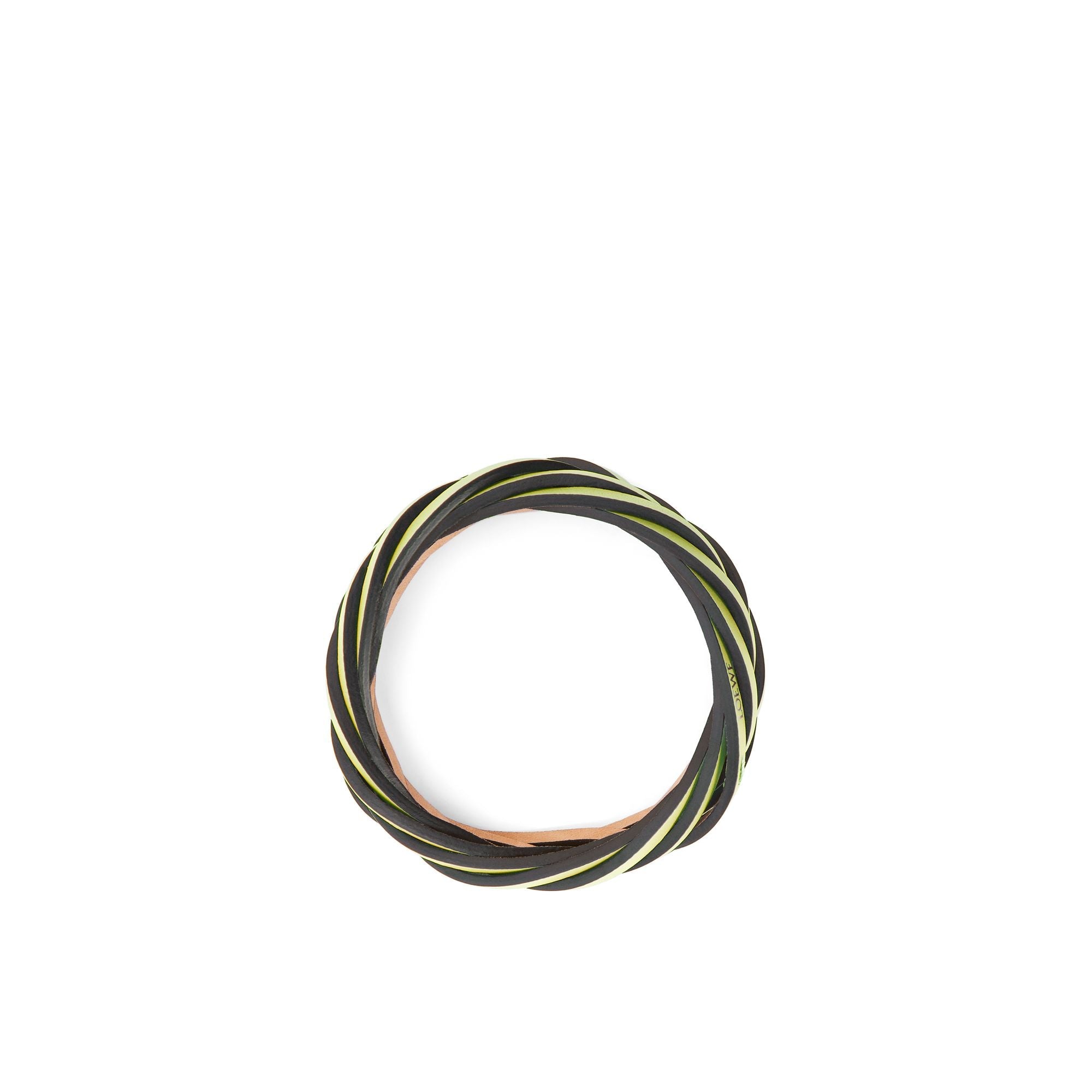 Women Braided Bangle - Meadow Green
