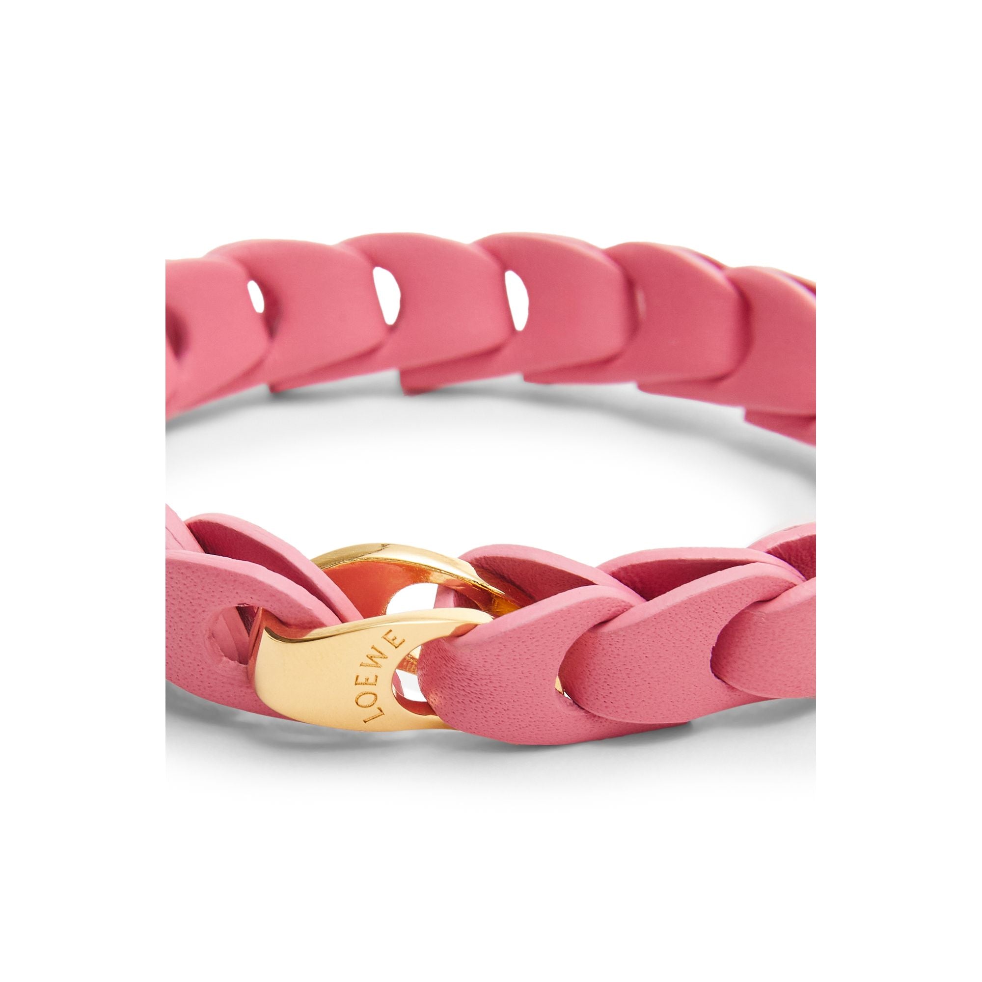 Women Woven Bracelet 10Mm - Sunset Pink