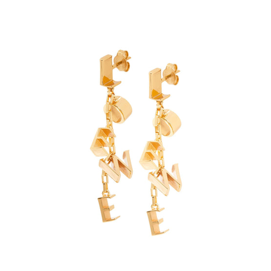 Women Loewe Bold Earrings - Gold