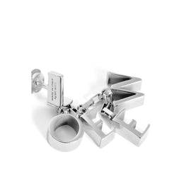 Women Loewe Bold Earrings - Silver