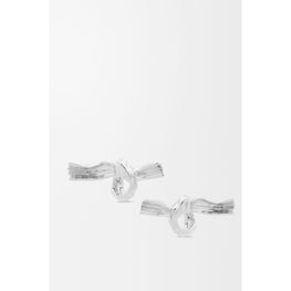 [Fixed Price Item] Women Knuckle Not Earrings - White Gold