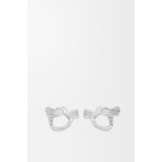 [Fixed Price Item] Women Knuckle Not Earrings - White Gold