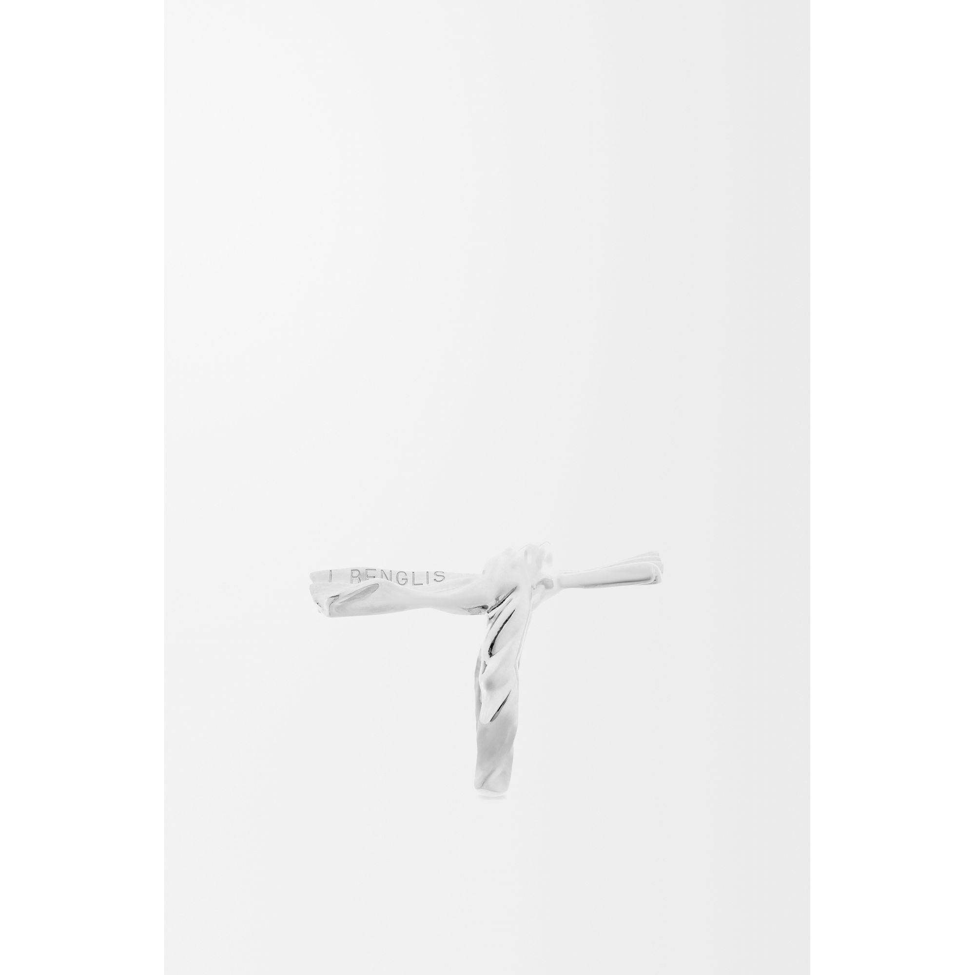 [Fixed Price Item] Women Knuckle Not Ring - White Gold