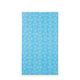 Unisex 95X185 Anagram Towel - Riviera Blue
