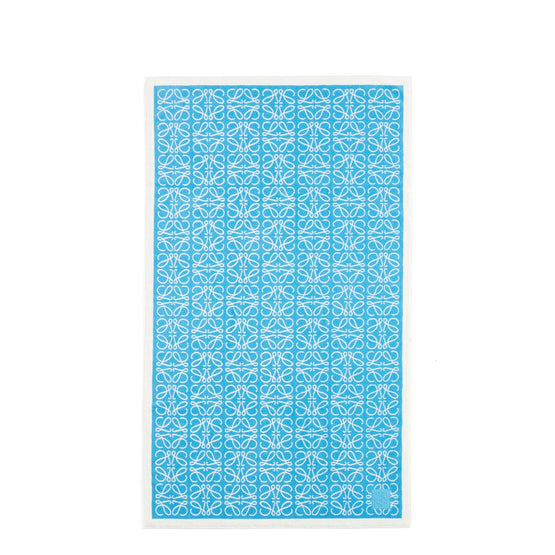 Unisex 95X185 Anagram Towel - Riviera Blue