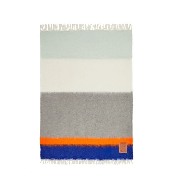 Unisex 130X185 Stripe Blanket - Dark Blue/Multicolor