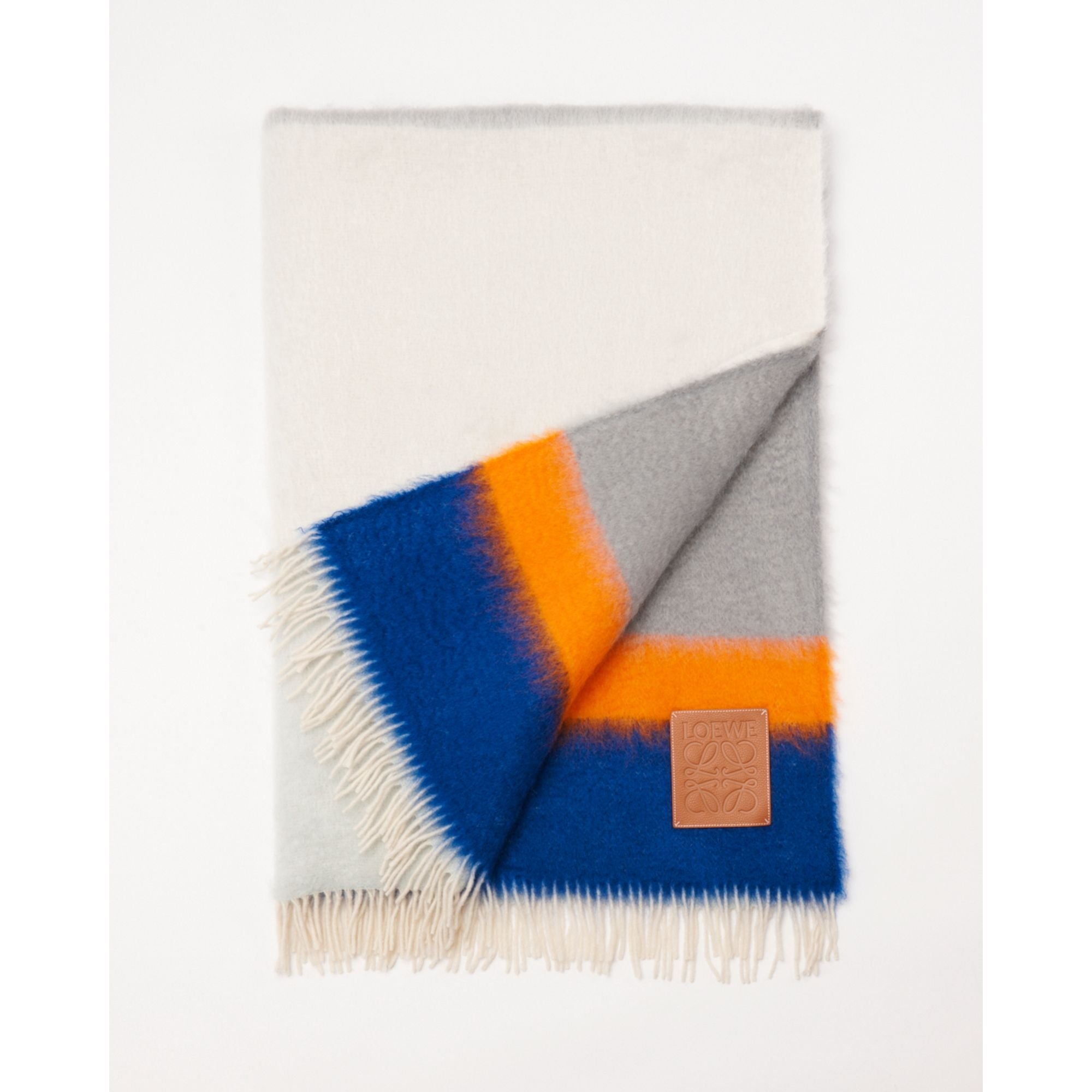 Unisex 130X185 Stripe Blanket - Dark Blue/Multicolor
