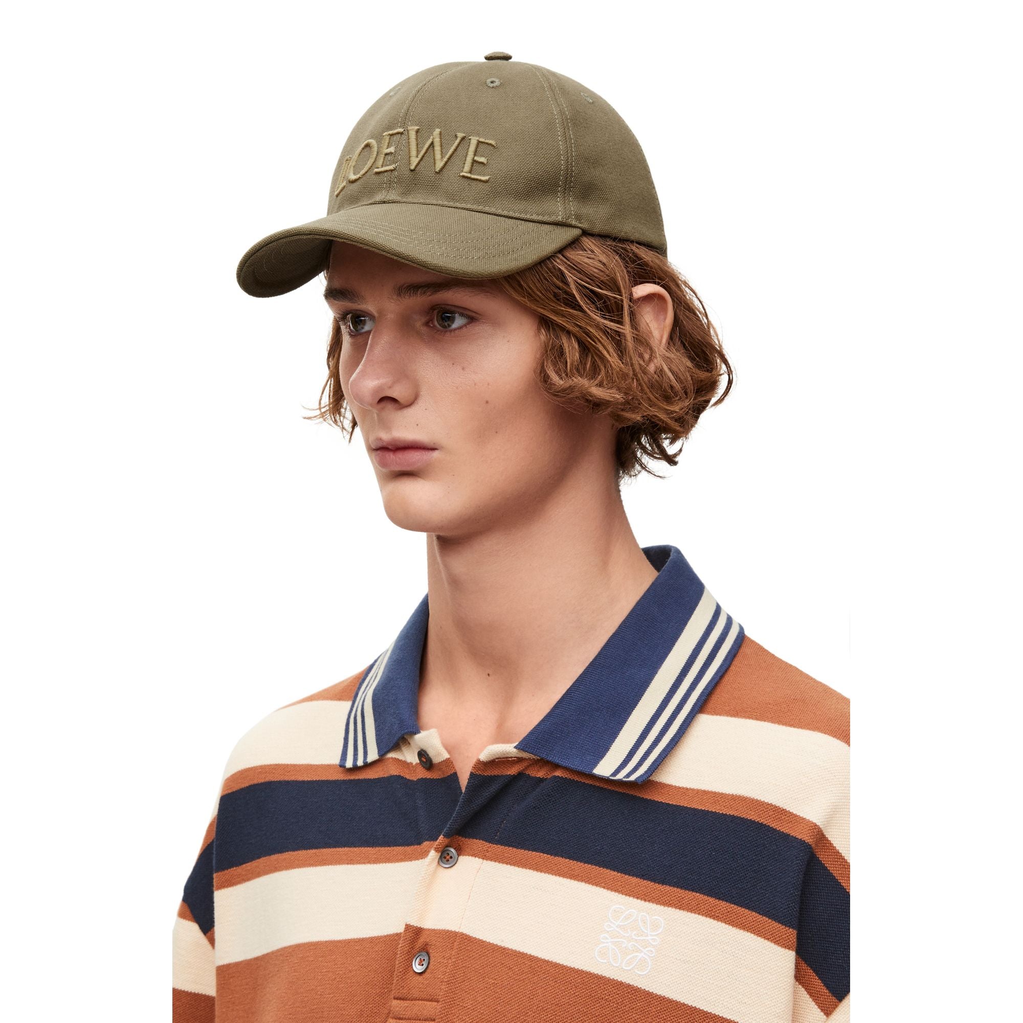 Women Loewe Cap - Military Green