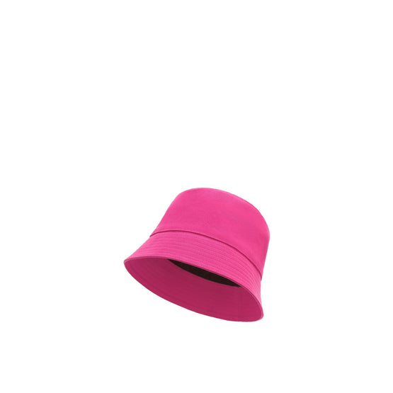 Women Bucket Hat - Magenta/Tan