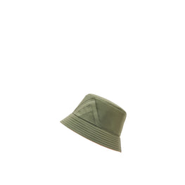 Women Reversible Bucket Hat - Khaki Green/Orange