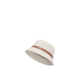 Women Anagram Bucket Hat - Ecru/Soft White