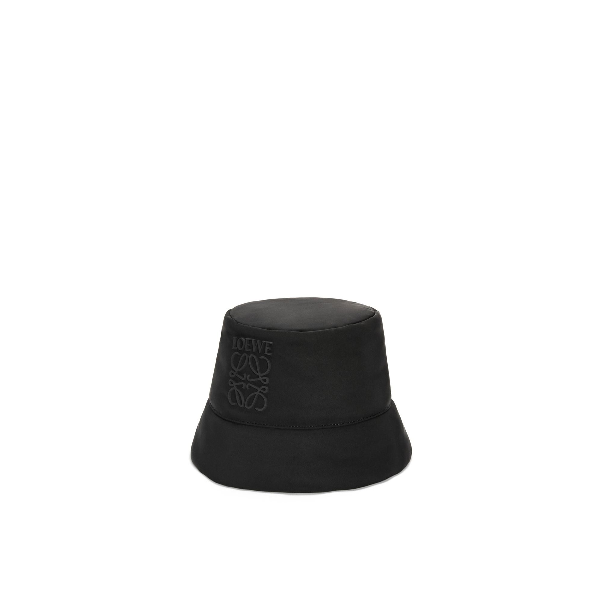 Men Bucket Hat Puffer - Black