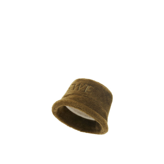 Women Loewe Bucket Hat - Dark Khaki