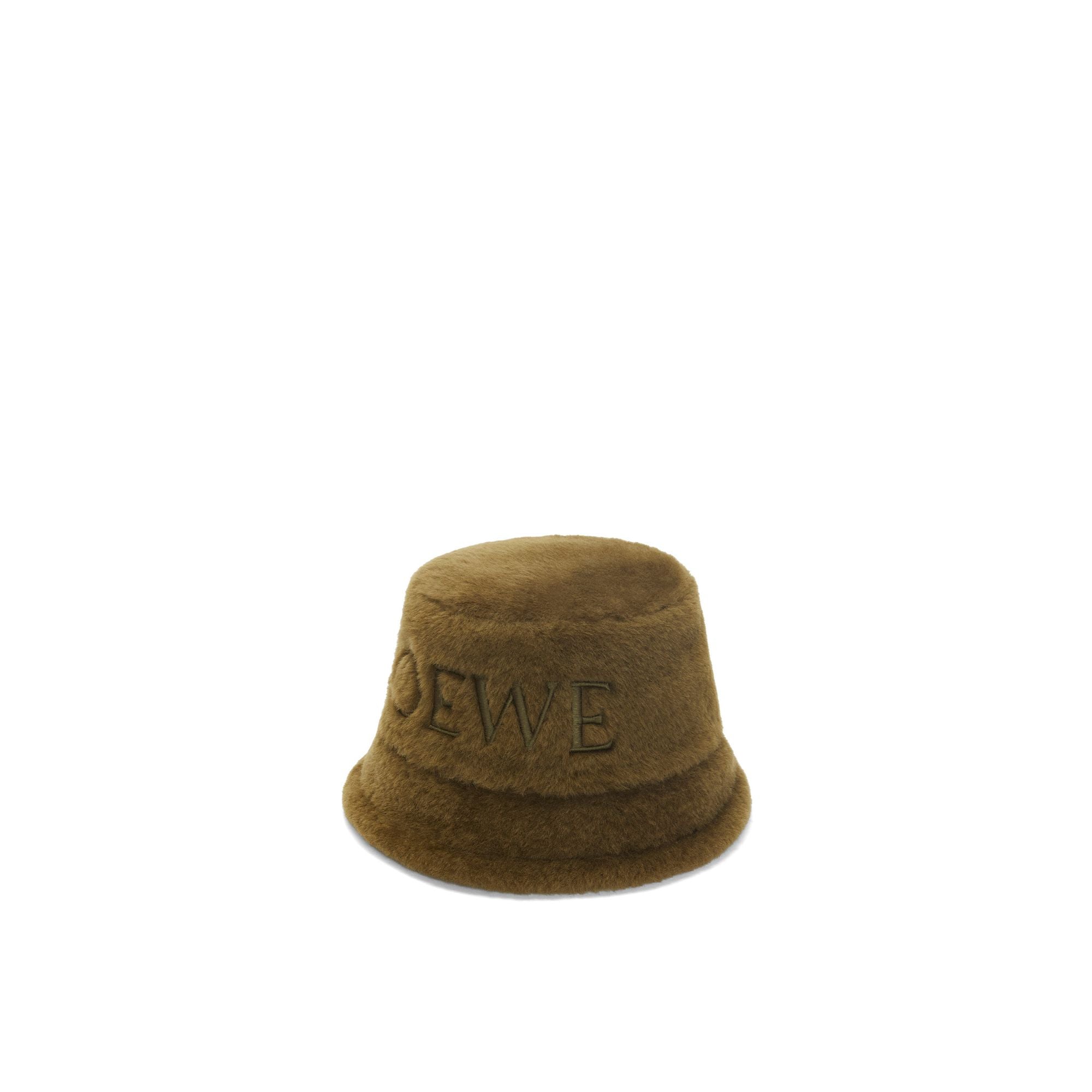Women Loewe Bucket Hat - Dark Khaki
