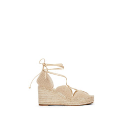 Women Sole Wedge Espadrille - Oat Milk