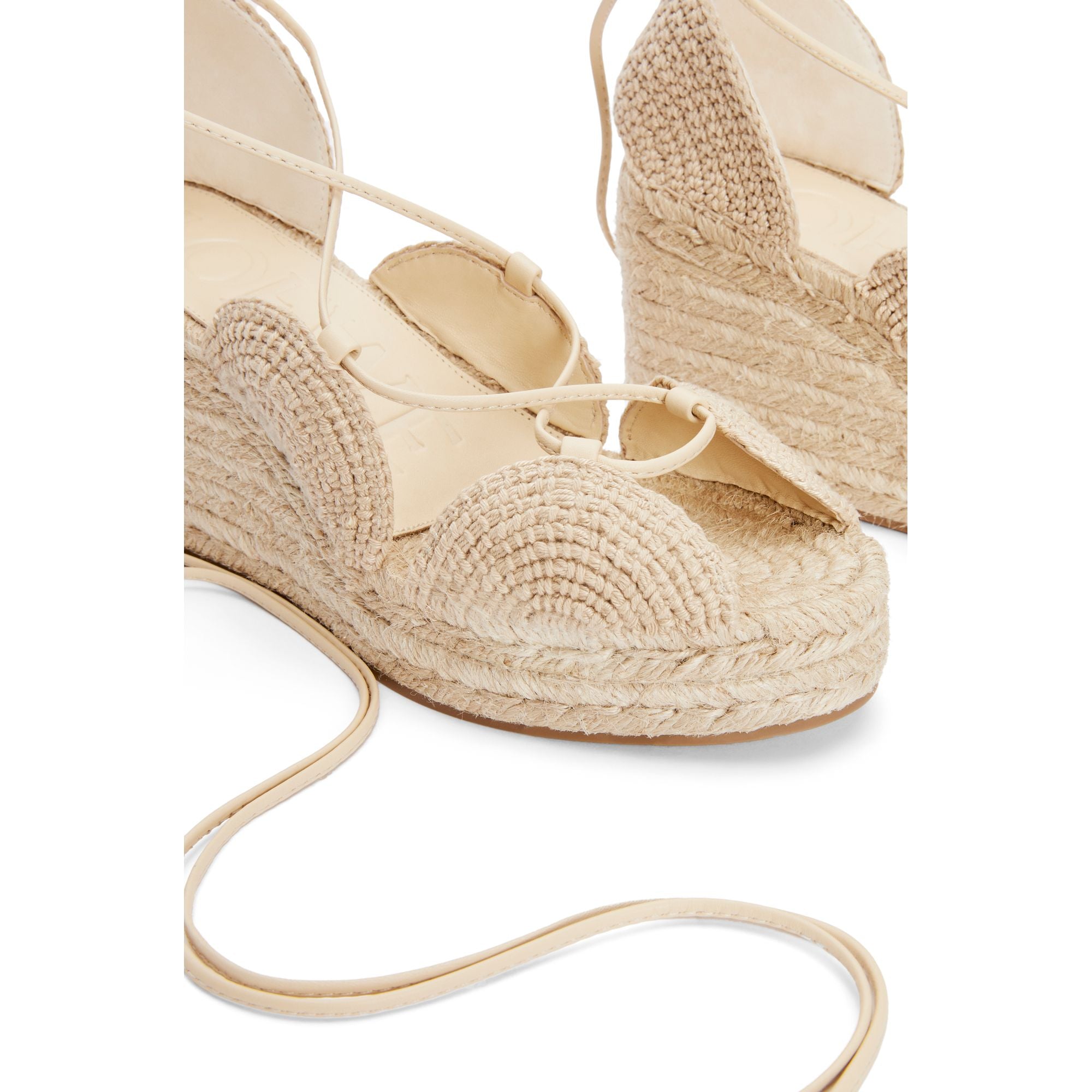 Women Sole Wedge Espadrille - Oat Milk